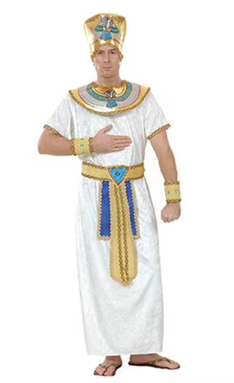 Adult Kids Egypt Nile Pharaoh Cleopatra Costume for Women Men Boys Girls Family Halloween New Year Party Fancy Dress