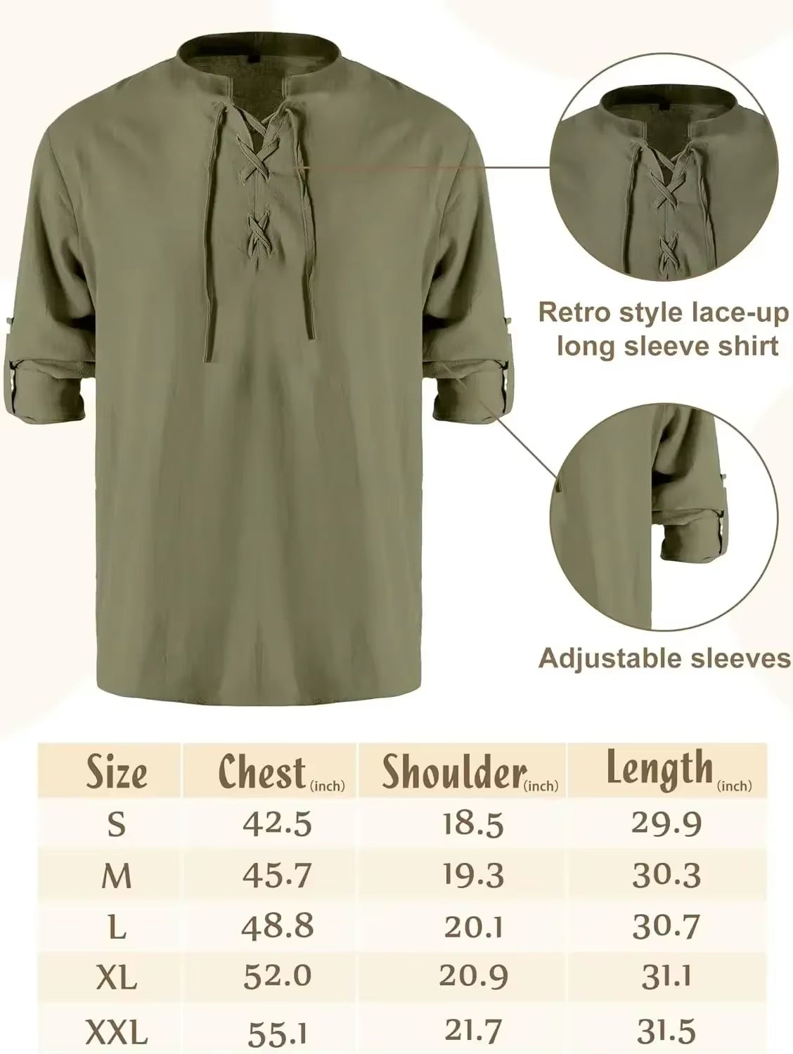 4 Pcs Men'S Renaissance Costume Halloween Set Medieval Pirate Shirt Ankle Banded Pants Viking Belt Accessories