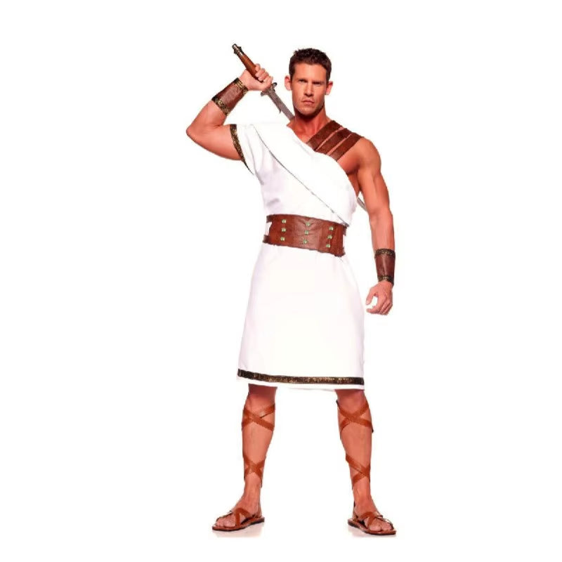 Cosplay Ancient Greek Roman Gladiator Costume Sets Adult Men Women Halloween Carnival Dress up Party Roman Solider Fancy Dress